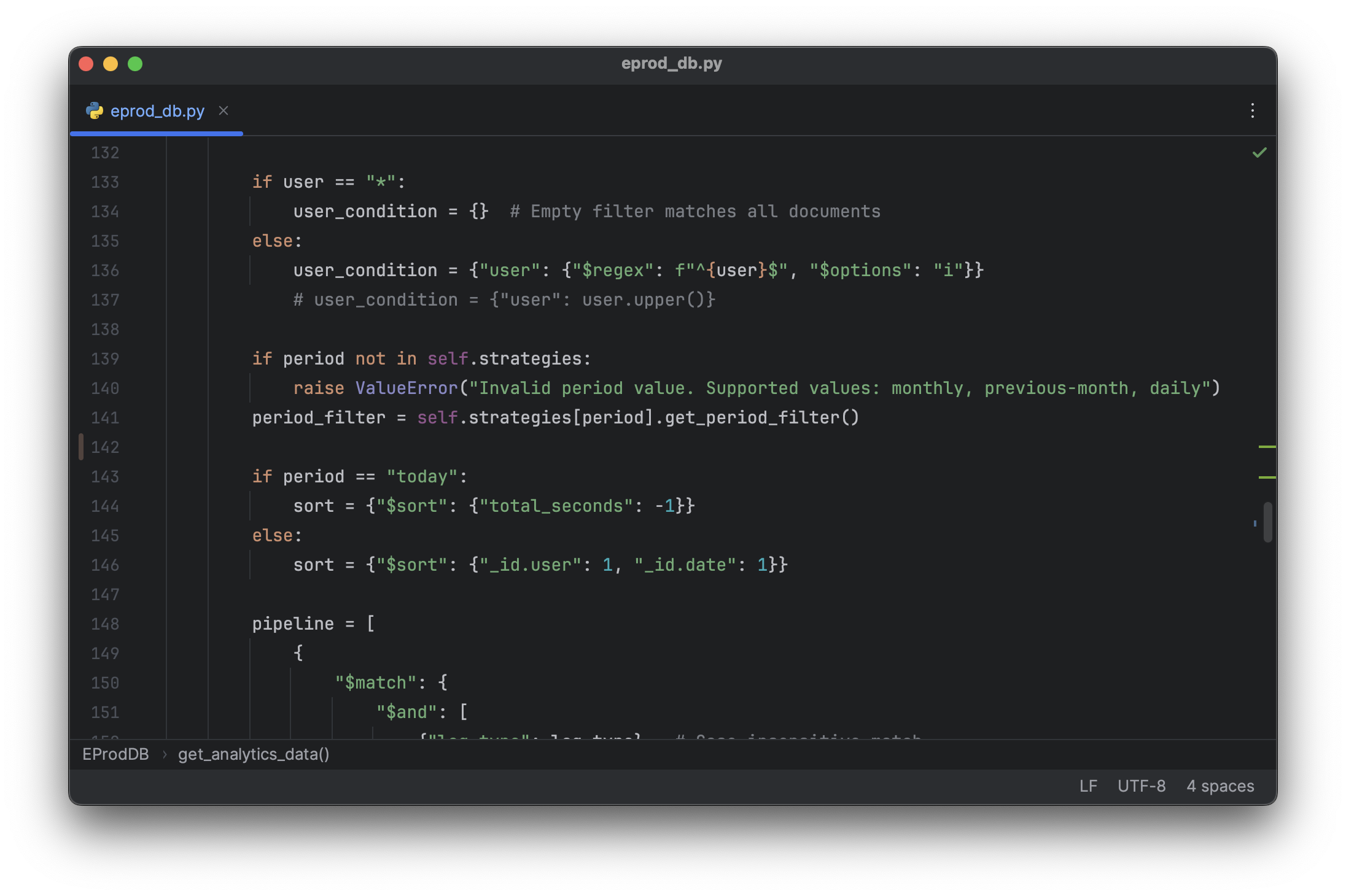 Strategy design pattern in action in python code 