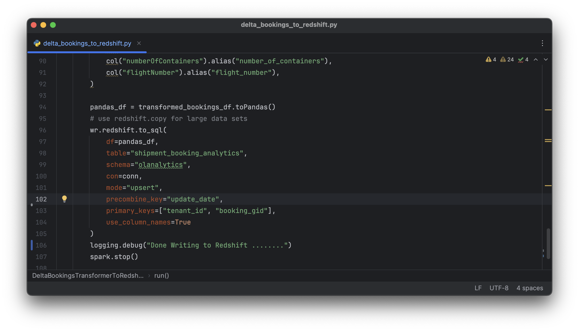 Using plain redshift-connector 